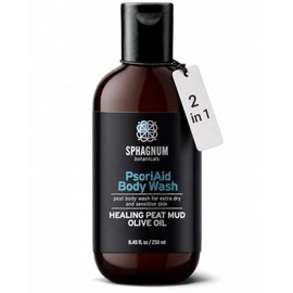 Eczema Body Wash & Cream 2in1 - 100% Natural pH Balancing Acids and Olive Oil Shower Cream. Sulfate Free, Deep Moisturizing Treatment for Very Dry & I