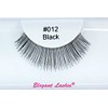 Elegant Lashes #012 Black - Professional 100% Natural Human Hair