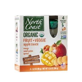 North Organic Apple Sauce Fruit + Veggie (2-BOXES)