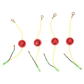 iplusmile Engine Stop for Garden Tractors 4pcs Thrower Parts Log Splitter Pump Mini Mower Replacement Components Easy to Install Durable