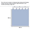 MaKefeile Room Divider Curtains Total Blackout Privacy Curtain Panel Room