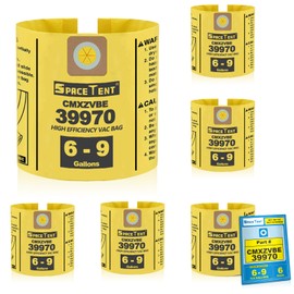 6 Pack 39970 Shop Vac Bags for Craftsman 6 and 9 Gallon Wet/Dry Vacuums