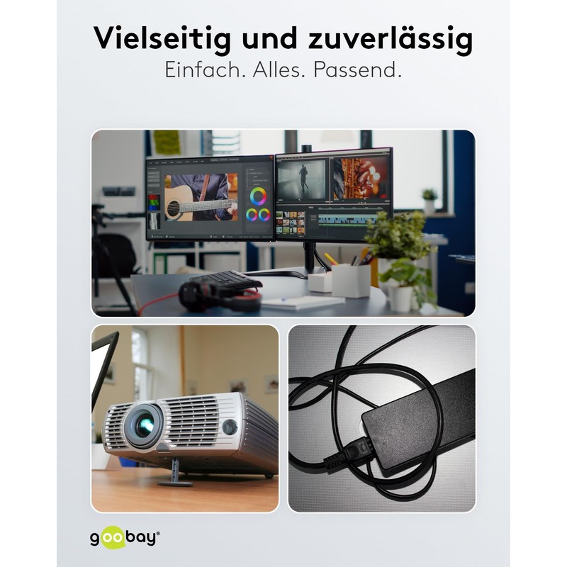 Goobay NK 114 S-300 3.0m SCHWARZ