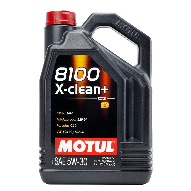 Motul 8100 X-Clean 5W-30 Full Synthetic Motor Oil | Engineered