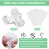 120 Piezas Organizador de Cables , Clips para Cables, Cable