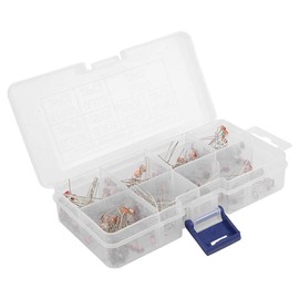 175pcs Photoresistor Optical Variable Resistor Mini Inline Photosensitive Resistor Kit Small Multispec Photosensitive Resistor Assortment Kit GL5506 GL5516 GL5526 GL5528 GL5537 GL5539 GL5549