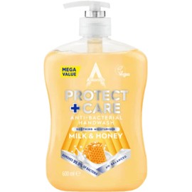 ASA® Anti Bacterial Protect & Care Handwash Soap | Kind to Skin | pH Balanced | Soothing Moisturiser with Vitamin E | 650ml | Milk & Honey