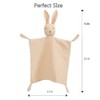 insular Bunny Lovey Blanket for Boys and Girls, Organic Cotton