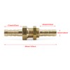 RLECS Hex Bulkhead Straight Fitting 2PCS Hose Barb Bulkhead Hex