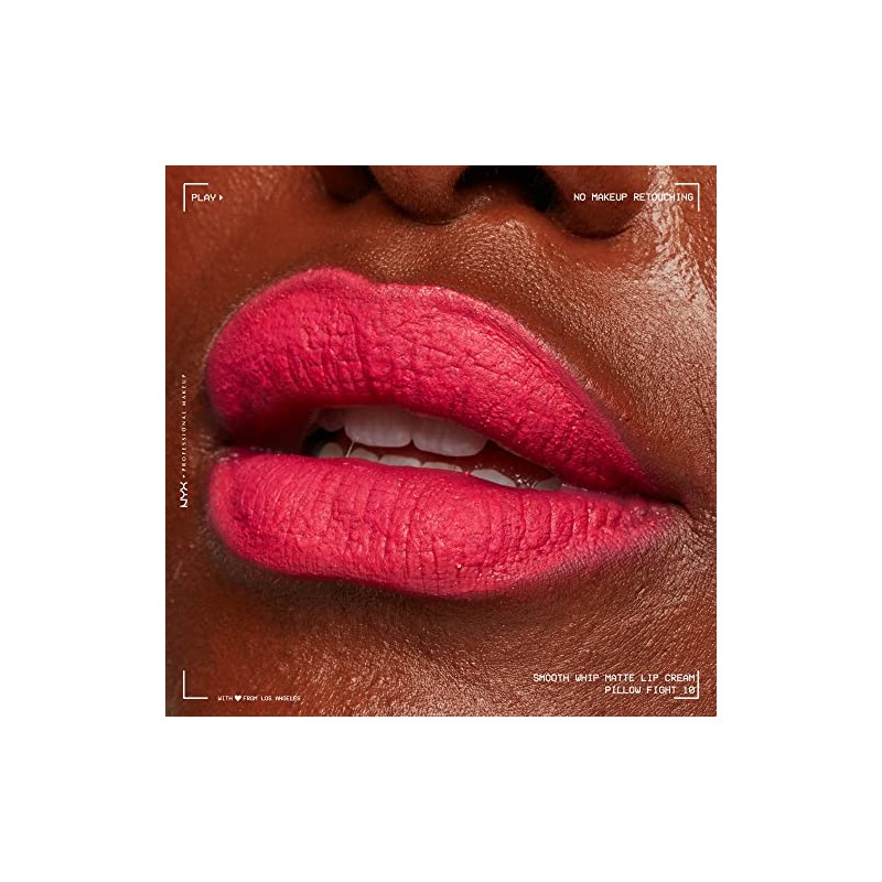 NYX Professional Makeup, Smooth Whip, Labial Mate, Tono Pillow Fight