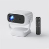 Portable WiFi Bluetooth Projector, 4K Compatible Smart Mini Projector with