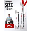 Vepagoo Gas Struts 15 Inch 67Lb/300N Shocks for Heavy Lid,