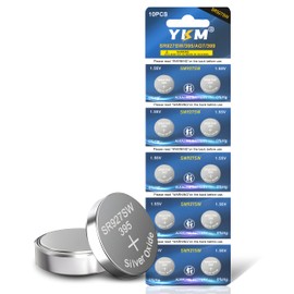 YKM 395 Watch Battery SR927SW 395/399 LR927 AG7 Silver Oxide 1.55V Batteries 10 Pack
