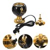 CVUTOVO Electric Incense Burner Vintage Aroma Burner Ceramic Plug-in Incense