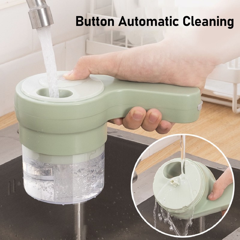 Handheld Electric Vegetable Cutter Versatile Portable Cordless Electric Food Processor