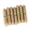 20pcs Double Ended Dowel Screw Self Tapping Threaded Bolts Woodworking