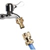 ViLiyDuo Pack of 4 brass hose connectors, garden hose, quick