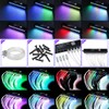 AZIMOM RGB 12LED Meteor Shooting Star Kits 600pcs 0.03in 9.8ft