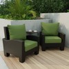 TRP Deep Seat Outdoor Patio Chair Cushions Set of 2