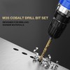 TOP-VIGOR 10Pcs 4.3mm Cobalt Jobber Drill Bits, M35 High Speed