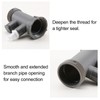 QruiLanTu 2Pcs 1-1/2 Inch Dishwasher Kitchen Drain Pipe Hose Adapter,