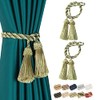 Fenghuangwu Curtain Tiebacks Handmade Decorative Curtain Holdbacks Rope with Tassel