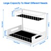 UINOFLE 2 Pack Under Sink Organizer, 2 Tier Pull-Out Cabinet