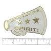 3" Flat Megaphone 2pc Gold