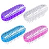 HAIKING Nail Cleaning Scrubbing Brush, 4 Pcs Double Sided Fingernail