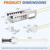74007498 Oven Igniter - Direct Replacement for Whirlpool MGR4452BDW MGR4451BDW