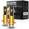 M-AUTO H7 LED Light Bulbs, 3600LM 6500K Cool White, 1:1