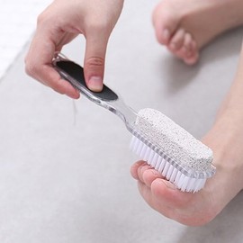 Foot exfoliation stick, callus remover, stone toe scraper brush / 발 각질제거 막대 굳은살 제거 돌 발가락 갉아내는 브러쉬