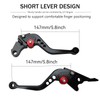 Adjustable Short Levers Replacement for ZX4R ZX4RR ZX-4RR 23-25