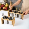 IMEEA Chopsticks Holder Cutlery Stand Cutlery Holder Cutlery Case Stainless