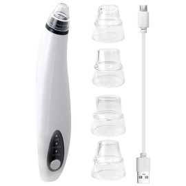 XSPANDER Nose Blackhead Remover, Electric Blackhead Remover Vacuum, 3 Suction Modes, 3 Attachments for Deep Pore Cleansing, Rechargeable & Portable for Men & Women