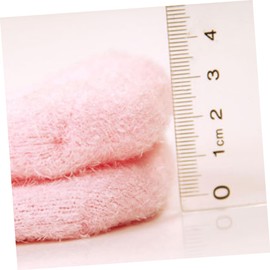 Healeved Moisturizing Gel Spa Socks 1 Pair Pink Yarn Socks for Cracked Foot Skin Repair for Foot Care Suitable