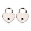 2 Sets Mini Heart Lock, Padlock for Diary, Heart Lock