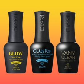 DIAME Diamy Glass Top Gel 14ml 3pcs / 다이아미 글라스 탑젤 14ml 3개