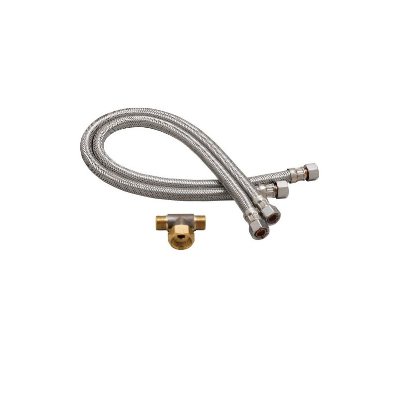 Speakman A-HOSES Commander Set of Faucet Flex Hoses, Chrome