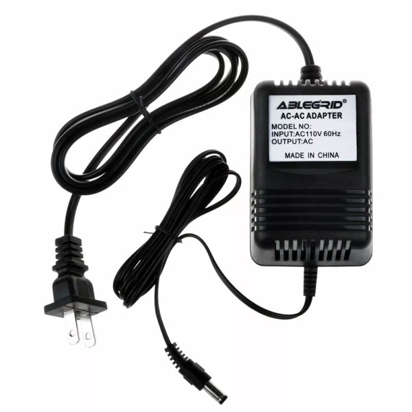 AbleGrid 10V AC-AC Adapter for Numark M2 M3 M4 DJ