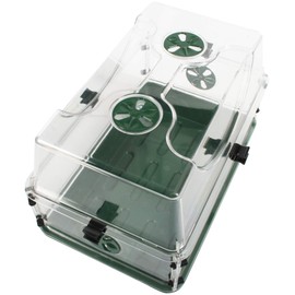 Medium Seed and Herb Domed Propagator with Vented Side Height Extension and Security Clip Set