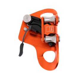 AIXXCUVQ Chest Ascender Rock Climbing Rope Ascending Gear Fall Protection Riser for 8-13mm Lanyard Sports Supplies 120KG Load, Orange