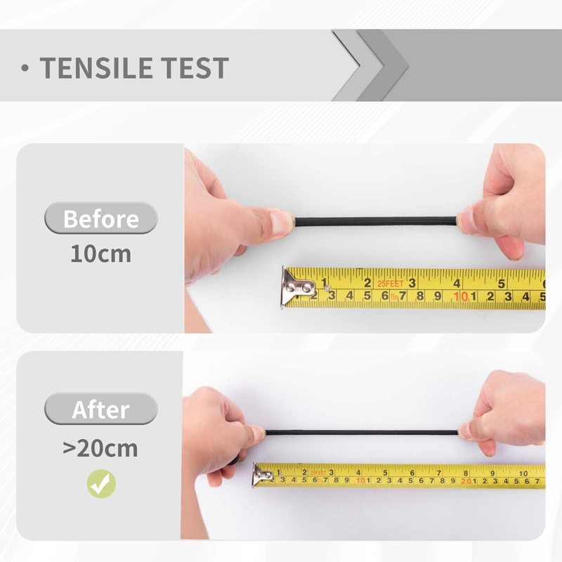 Versatile 1/8-Inch (3mm) Elastic Cord - 10 Yards with 10