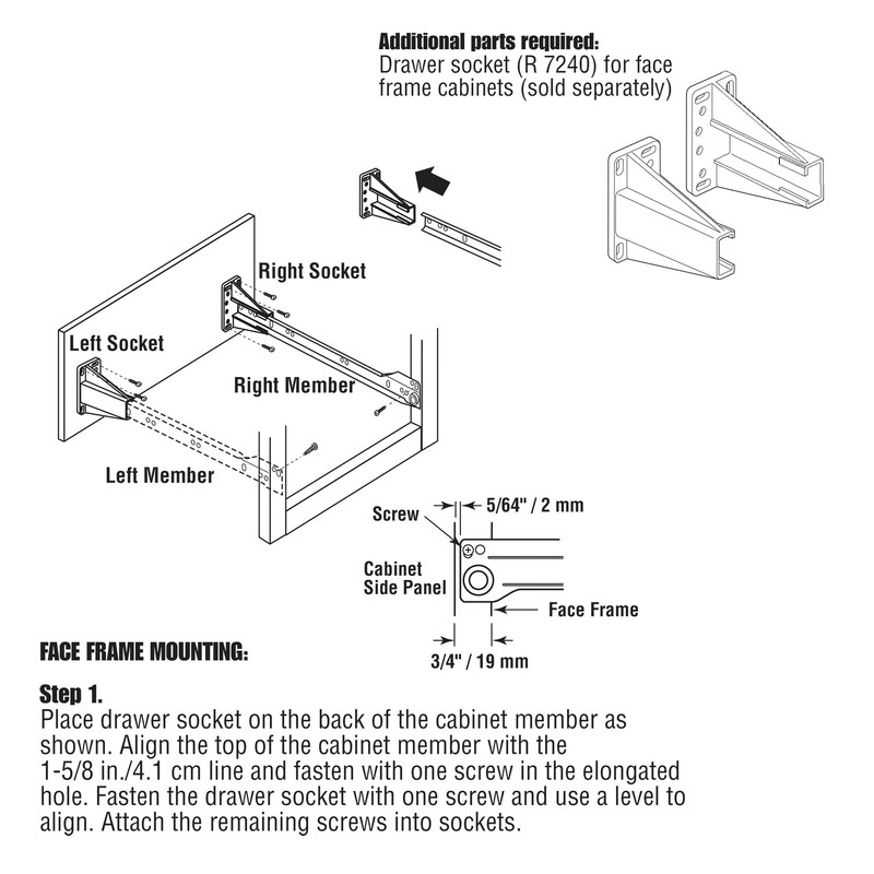 Prime-Line MP7211 Drawer Slide Kit – Replace Drawer Track Hardware