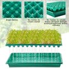 Romooa 5 Sets Seed Starter Kit 72 Cell Seedling Trays