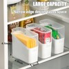 MXYEVL Sliced Cheese Container for Fridge, 2Pcs Clear Airtight Slice
