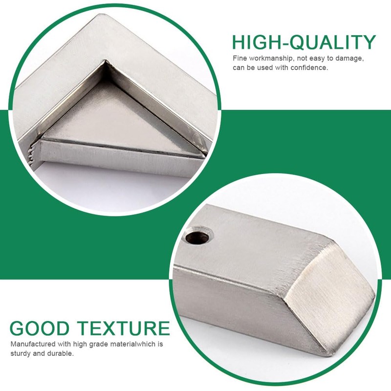 2 Pcs Shelf Bracket Wall Mount Triangle Shelf Brackets Right