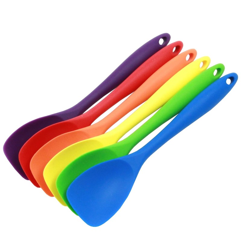 Chef Craft Premium Silicone Spoon Spatula, 11.5 inch, Orange