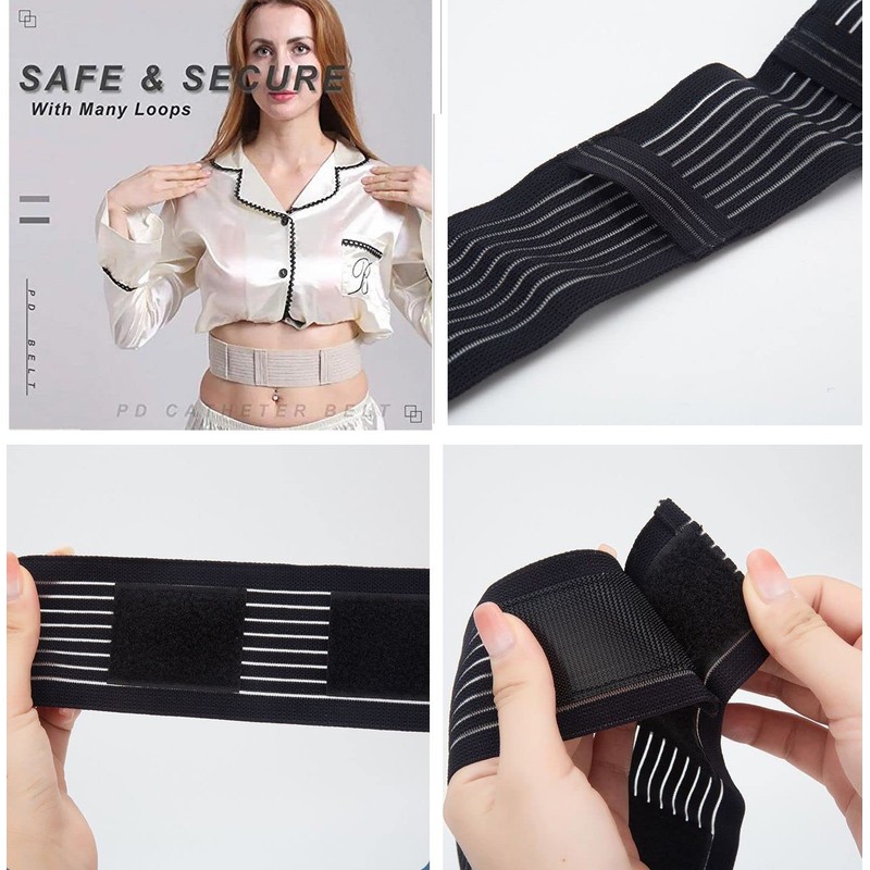 Pupreholomua Peritoneal Dialysis Belt, Conduit, Catheter, Tube, Holder, Protection, Fixed,