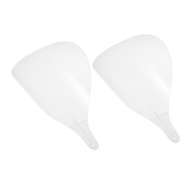 PACKOVE 2PCS Hair Salon Facial Shield Hair Spray Protector Adjustable Design for Cutting and Styling Lightweight Visor for Salon Use